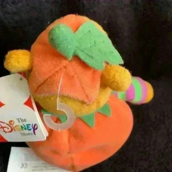 Vintage 2000 Disney NWT Halloween Pumpkin Pooh, 5” in, - Picture 3 of 6